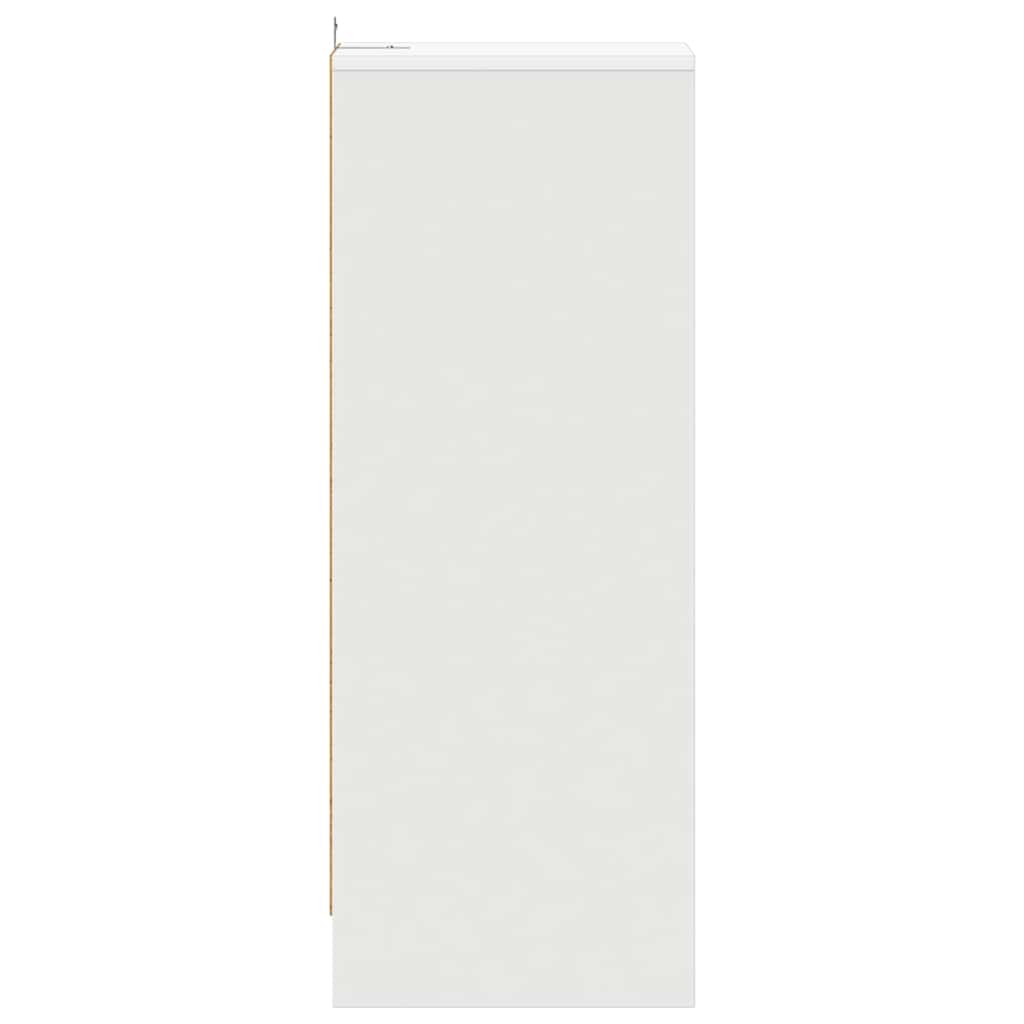 vidaXL Παπουτσοθήκη Λευκή 31,5 x 35 x 90 εκ. από Επεξ. Ξύλο