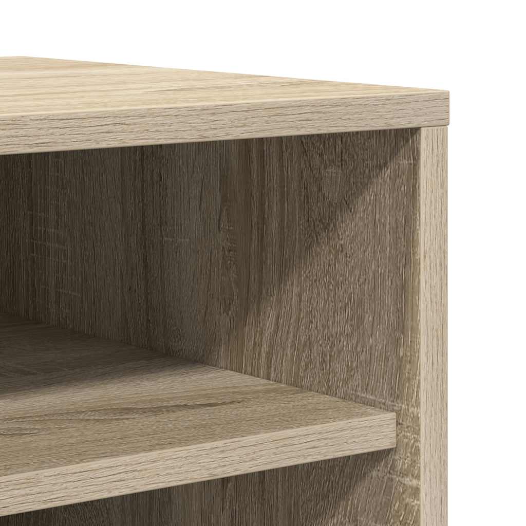 vidaXL Παπουτσοθήκη Sonoma Δρυς 31,5 x 35 x 90 εκ. από Επεξ. Ξύλο