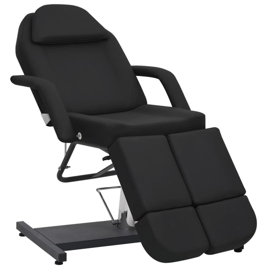 vidaXL Καρέκλα Αισθητικής Μαύρη 180 x 62 x 78 εκ. από Συνθετικό Δέρμα