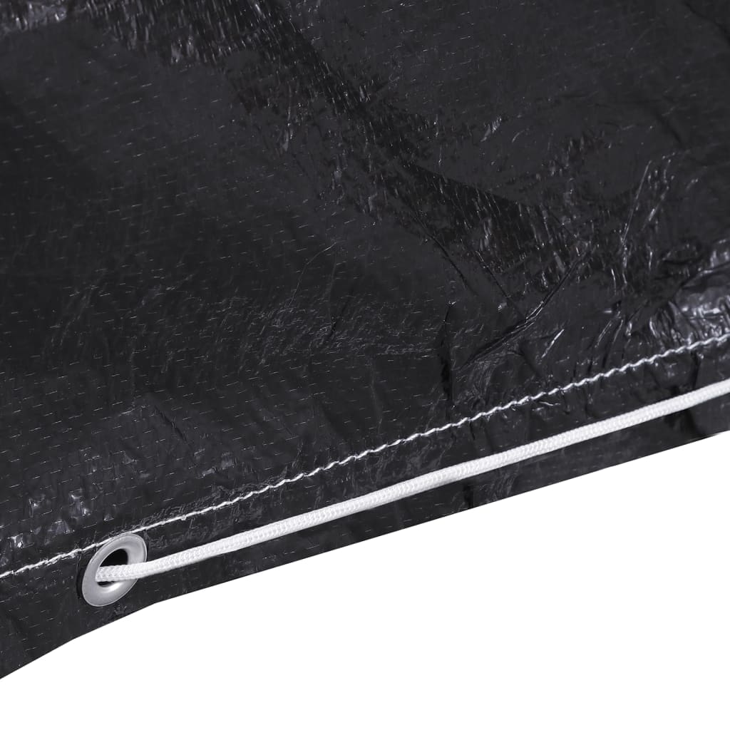 vidaXL Καλύμματα Επίπλων Κήπου 2 τεμ. με 10 Κρίκους 325x90 εκ.