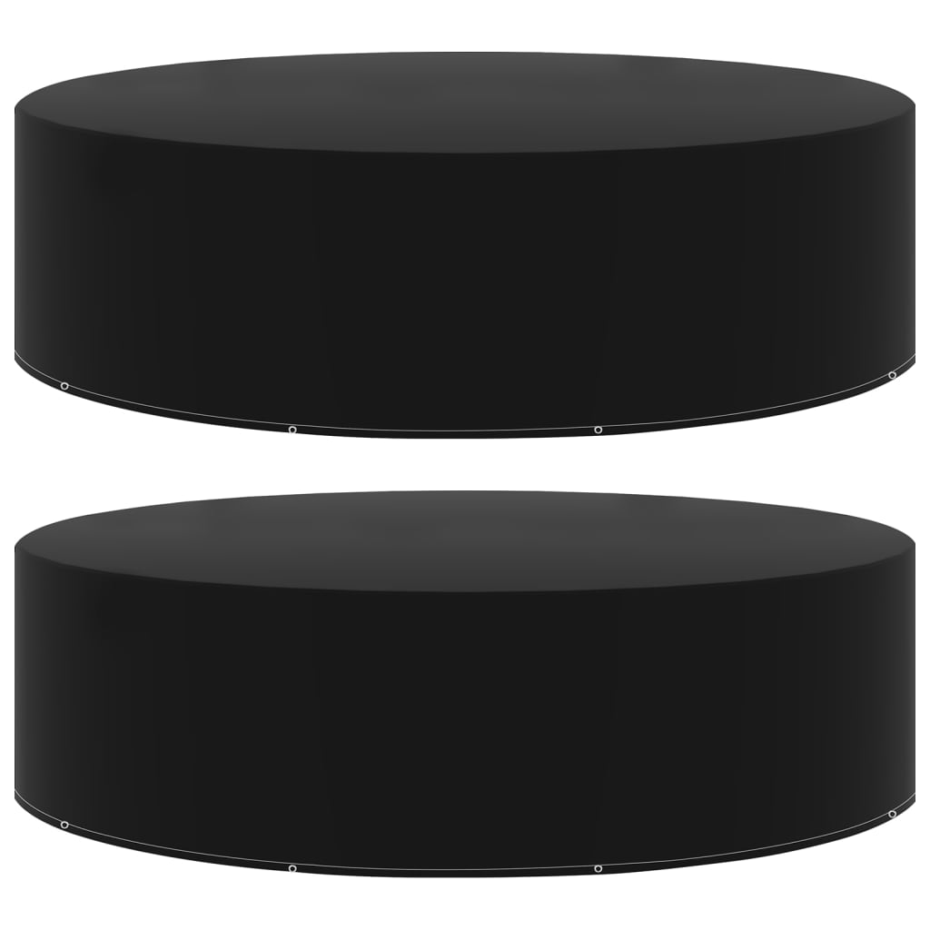 vidaXL Καλύμματα Επίπλων Κήπου 2 τεμ. με 10 Κρίκους 205 x 90 x 90 εκ.