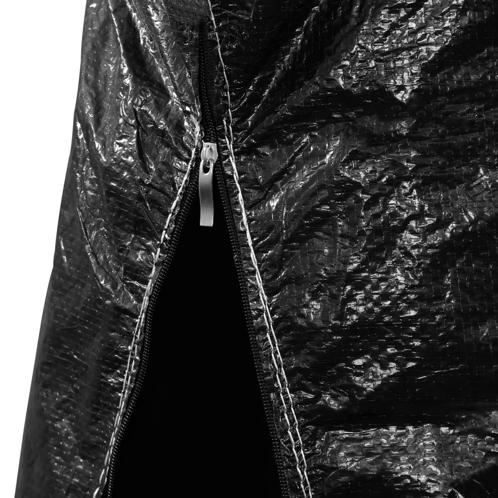 vidaXL Καλύμματα Ομπρέλας 2 τεμ. με Φερμουάρ 175 εκ. από Πολυαιθυλένιο