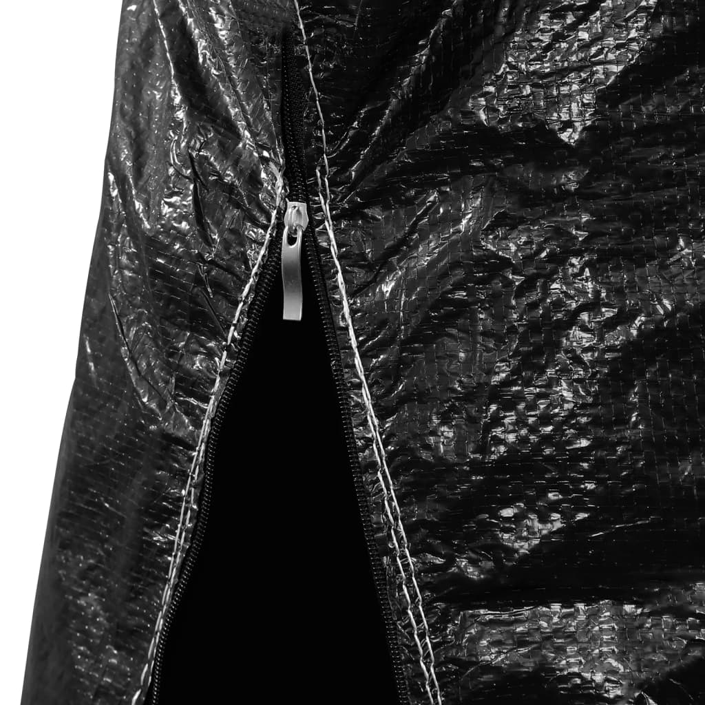 vidaXL Καλύμματα Ομπρέλας 2 τεμ. με Φερμουάρ 200 εκ. από Πολυαιθυλένιο