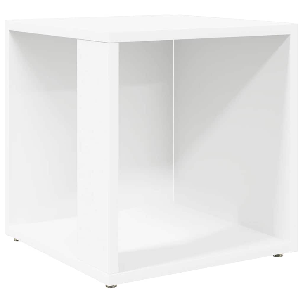 vidaXL Τραπέζι Βοηθητικό Λευκό 33 x 33 x 34,5 εκ. από Επεξ. Ξύλο