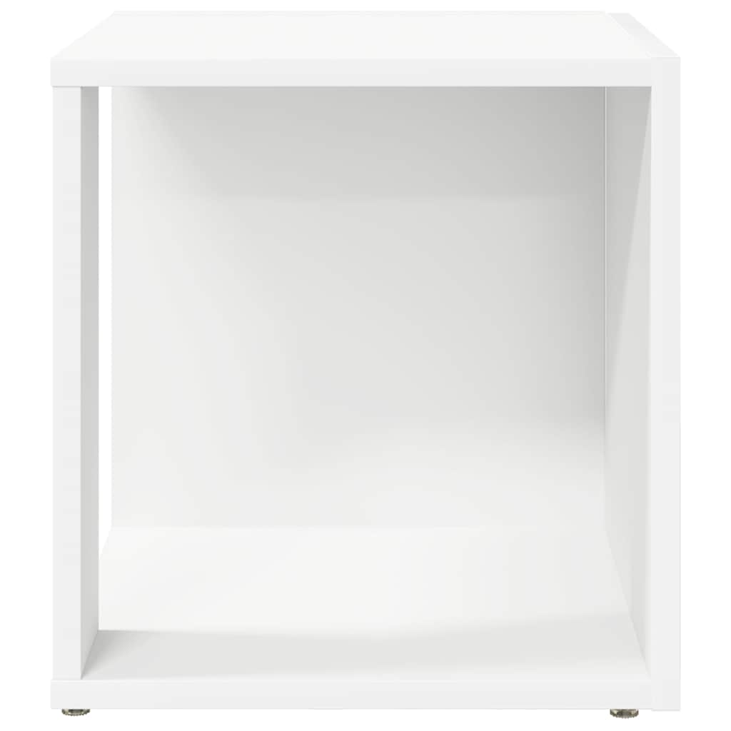 vidaXL Τραπέζι Βοηθητικό Λευκό 33 x 33 x 34,5 εκ. από Επεξ. Ξύλο