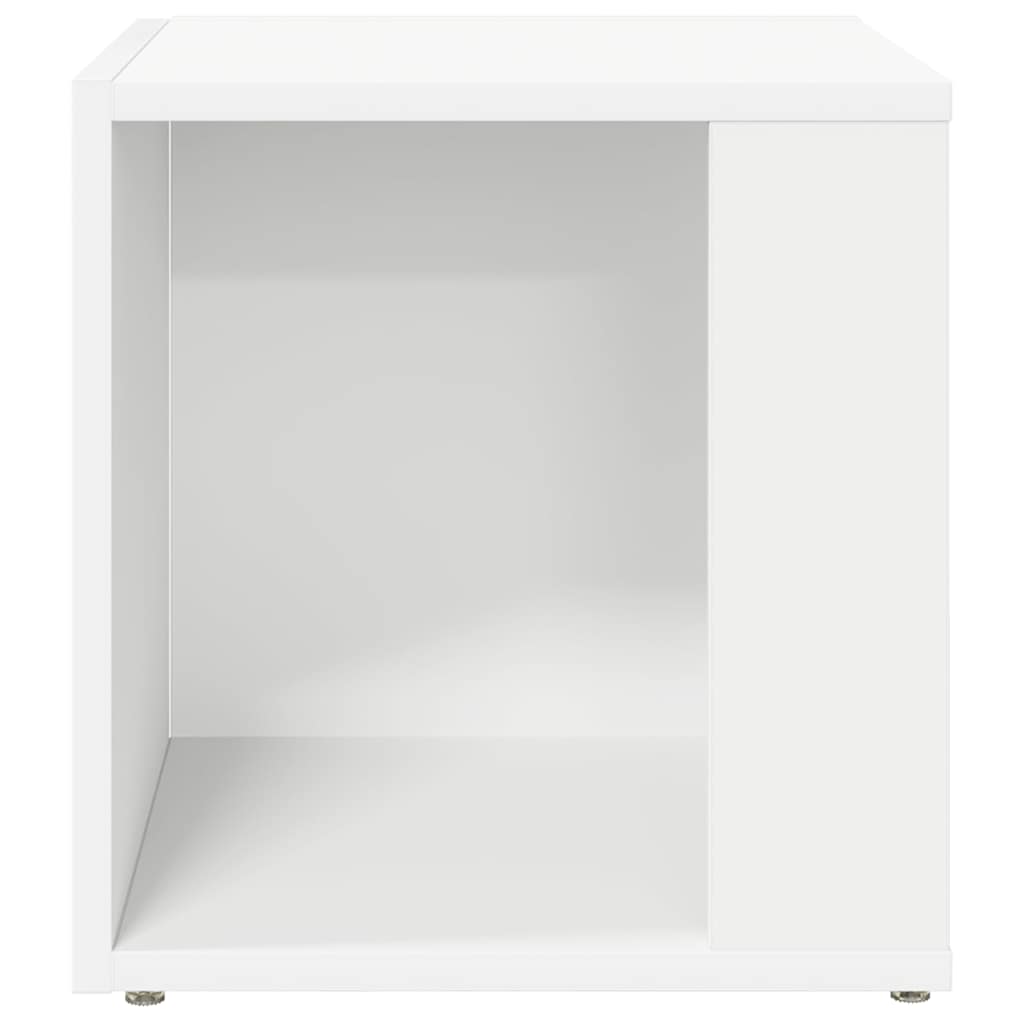 vidaXL Τραπέζι Βοηθητικό Λευκό 33 x 33 x 34,5 εκ. από Επεξ. Ξύλο