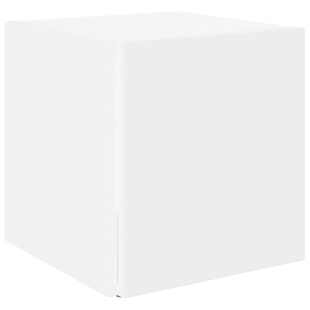 vidaXL Τραπέζι Βοηθητικό Λευκό 33 x 33 x 34,5 εκ. από Επεξ. Ξύλο