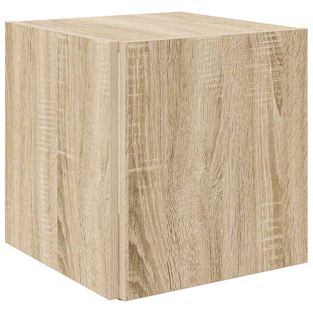 vidaXL Τραπέζι Βοηθητικό Sonoma Δρυς 33 x 33 x 34,5 εκ από Επεξ. Ξύλο
