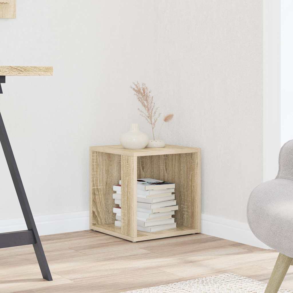 vidaXL Τραπέζι Βοηθητικό Sonoma Δρυς 33 x 33 x 34,5 εκ από Επεξ. Ξύλο