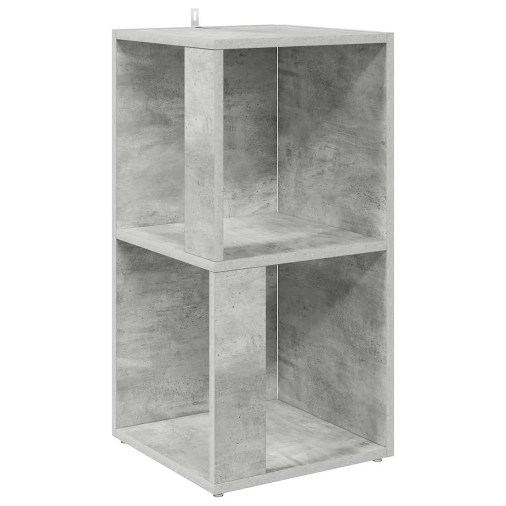 vidaXL Ντουλάπι Γωνιακό Γκρι Σκυροδέματος 33x33x67 εκ. από Επεξ. Ξύλο