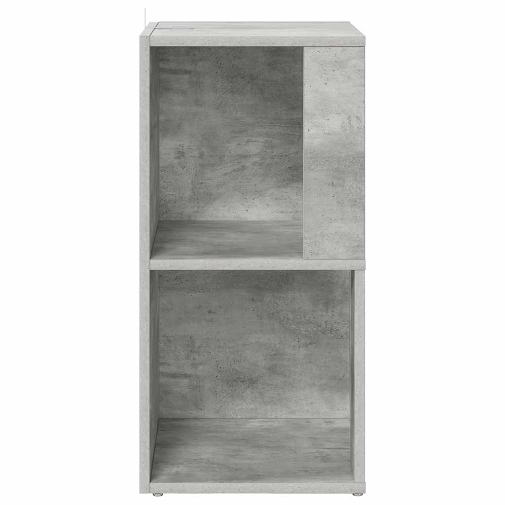 vidaXL Ντουλάπι Γωνιακό Γκρι Σκυροδέματος 33x33x67 εκ. από Επεξ. Ξύλο