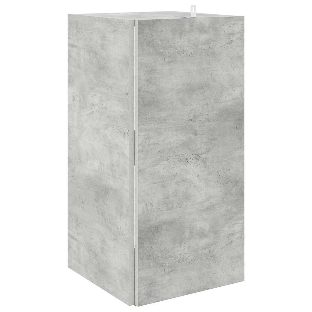 vidaXL Ντουλάπι Γωνιακό Γκρι Σκυροδέματος 33x33x67 εκ. από Επεξ. Ξύλο