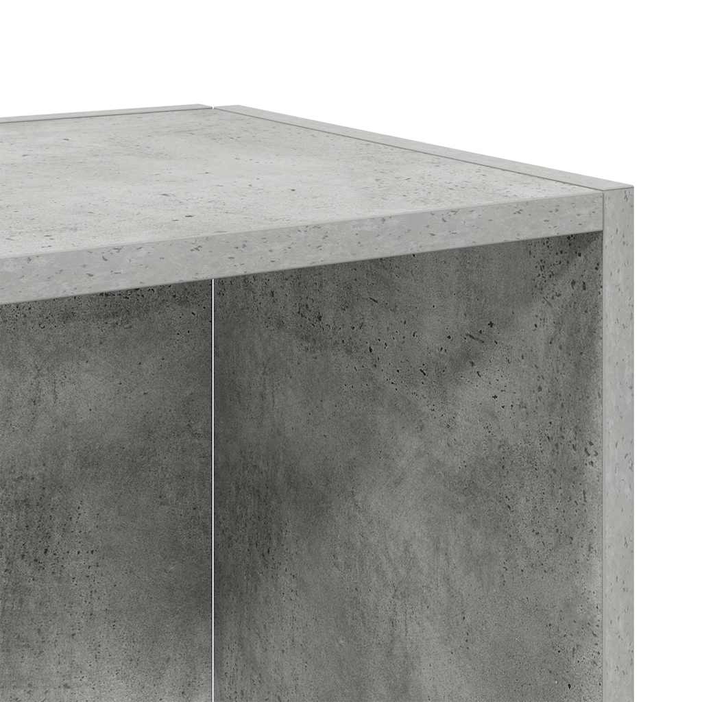 vidaXL Ντουλάπι Γωνιακό Γκρι Σκυροδέματος 33x33x67 εκ. από Επεξ. Ξύλο