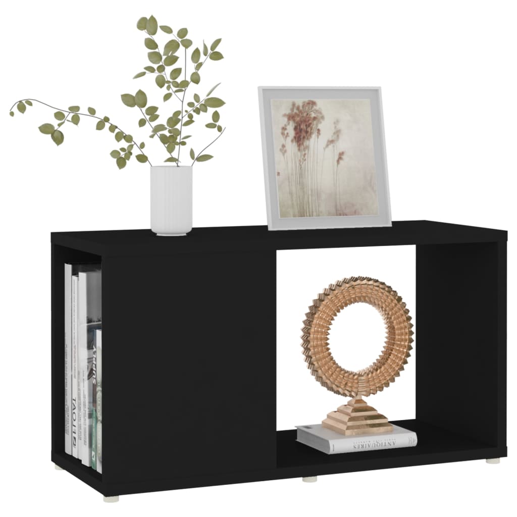 vidaXL Έπιπλο Τηλεόρασης Μαύρο 60 x 24 x 32 εκ. από Μοριοσανίδα