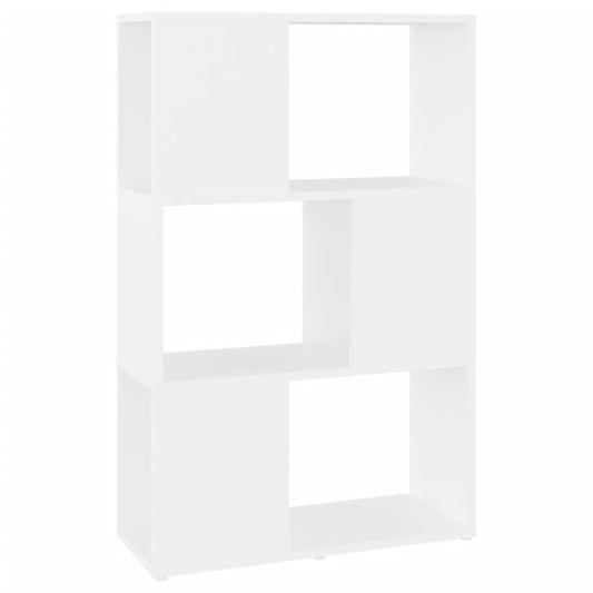 vidaXL Βιβλιοθήκη/Διαχωριστικό Χώρου Λευκό 60x24x94 εκ. Μοριοσανίδα