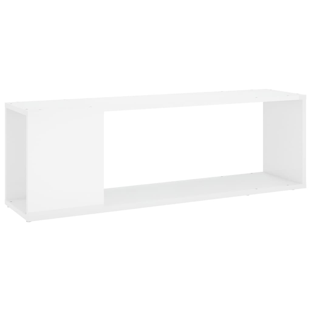 vidaXL Έπιπλο Τηλεόρασης Γυαλιστερό Λευκό 100 x 24 x 32 εκ. Επεξ. Ξύλο