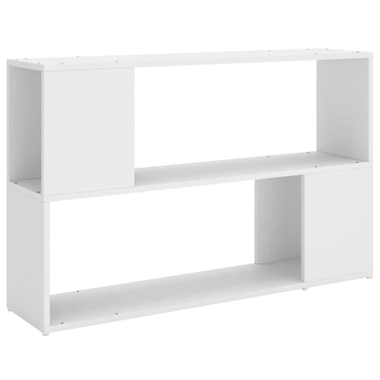 vidaXL Βιβλιοθήκη Λευκή 100 x 24 x 63 εκ. από Επεξεργασμένο Ξύλο