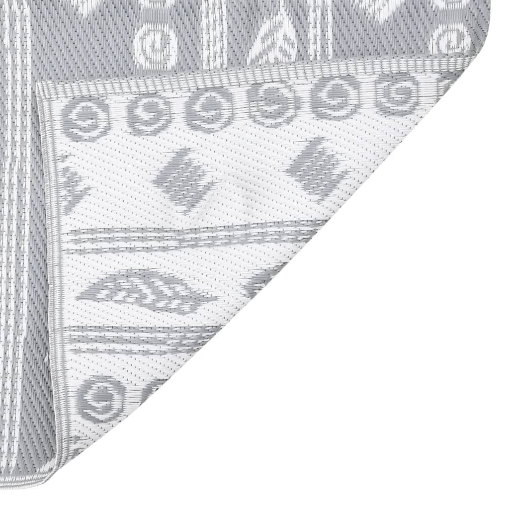 vidaXL Χαλί εξωτερικού χώρου ARAKIL Γκρι 80x150 cm PP