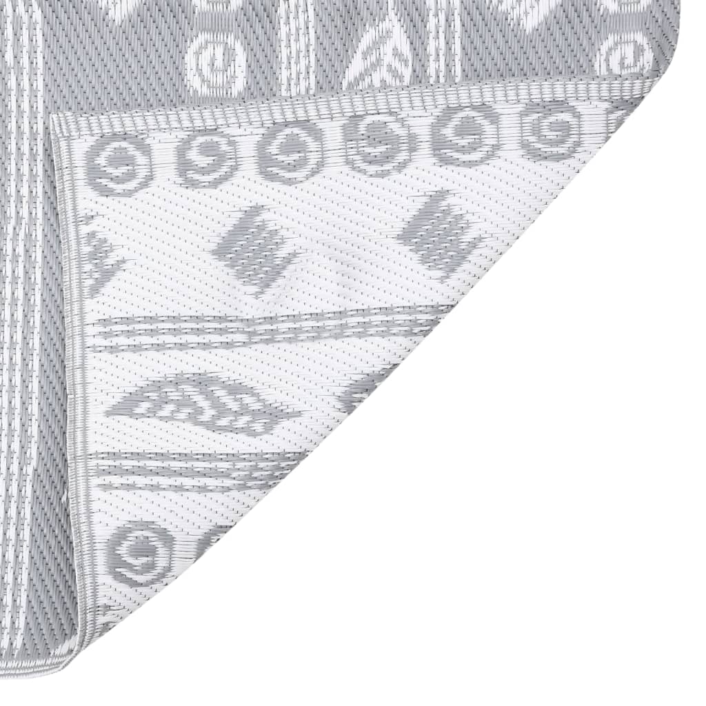 vidaXL Χαλί εξωτερικού χώρου ARAKIL Γκρι 190x290 cm PP