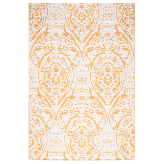 vidaXL Χαλί εξωτερικού χώρου ARAKIL Κίτρινο 140x200 cm PP