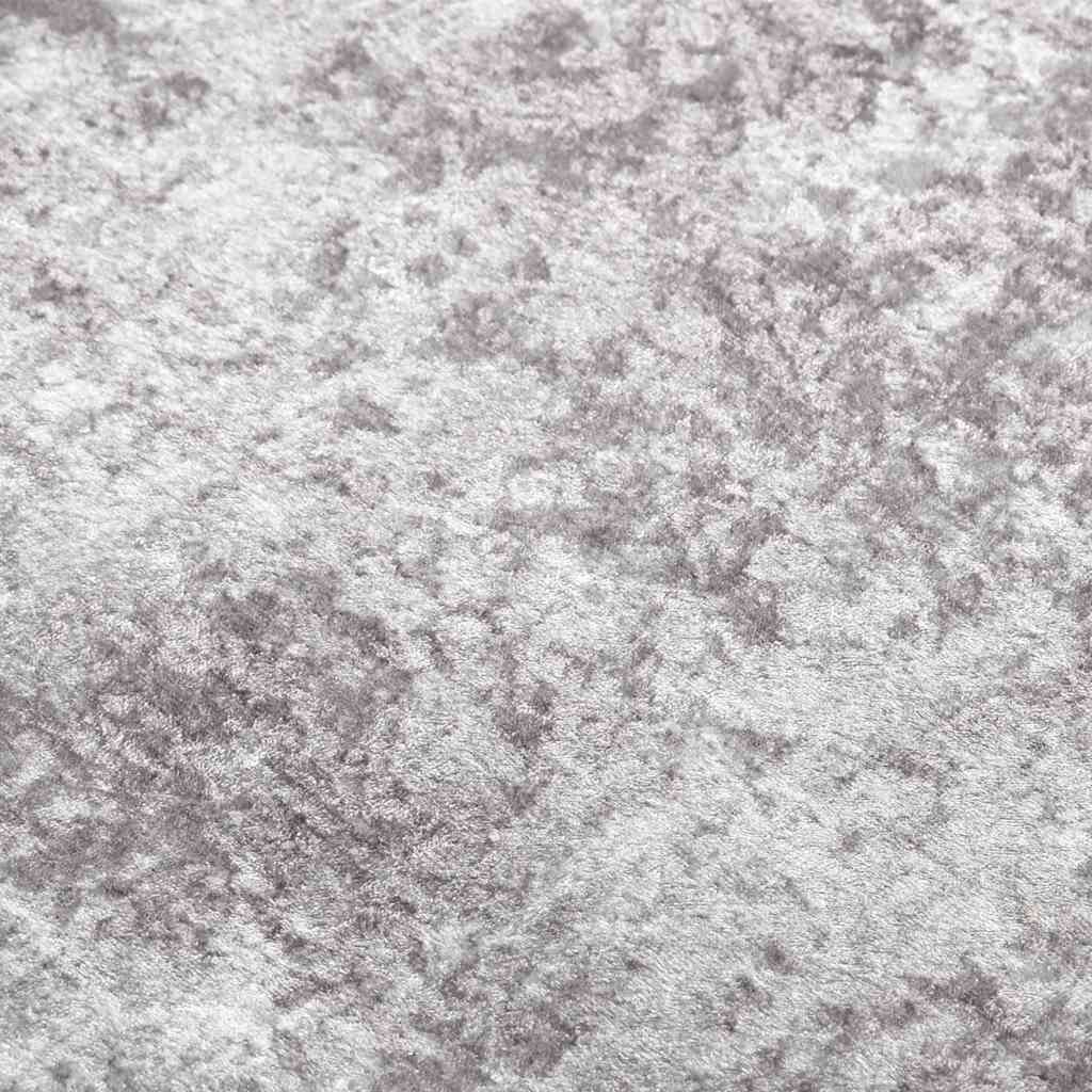 vidaXL Χαλί Πλενόμενο Αντιολισθητικό Γκρι 120 x 180 εκ.