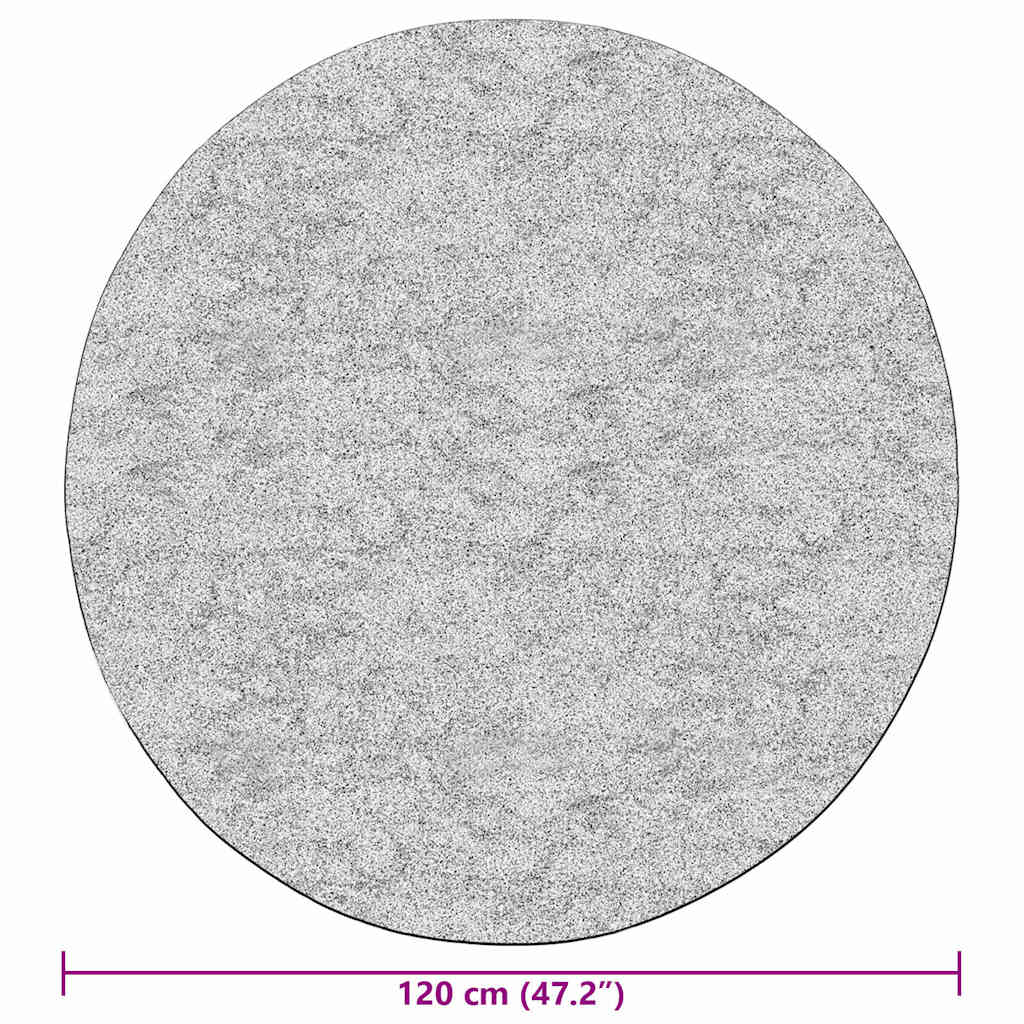 vidaXL Χαλί Πλενόμενο Αντιολισθητικό Πολύχρωμο Ø 120 εκ. Patchwork