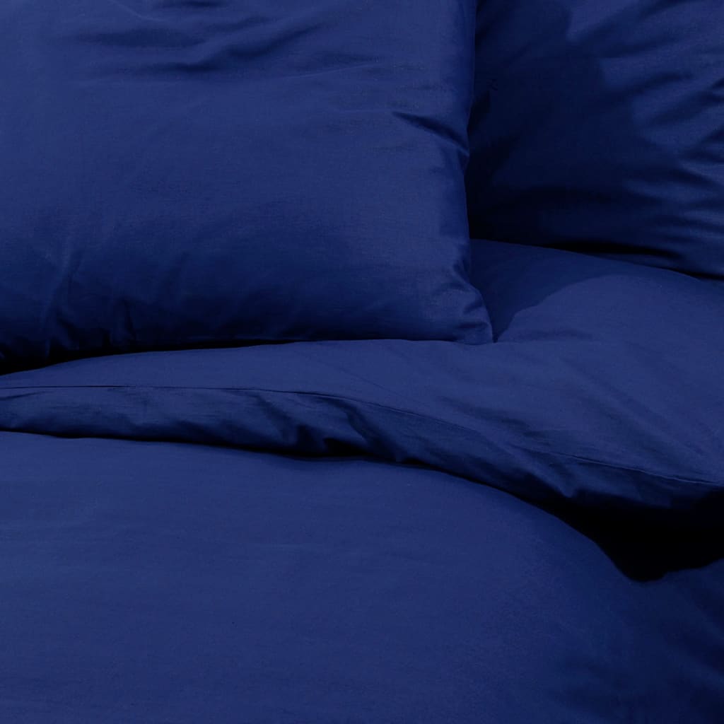 vidaXL Σετ Παπλωματοθήκης Μπλε 135x200 εκ. Ελαφρύ Ύφασμα Μικροϊνών