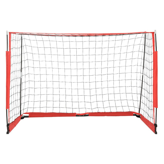 vidaXL Τέρμα Ποδοσφαίρου 184 x 91 x 124,5 εκ. Ατσάλινο