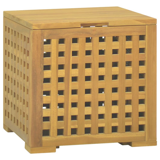 vidaXL Μπαούλο για Σχοινιά 40 x 40 x 40 εκ. από Μασίφ Ξύλο Teak