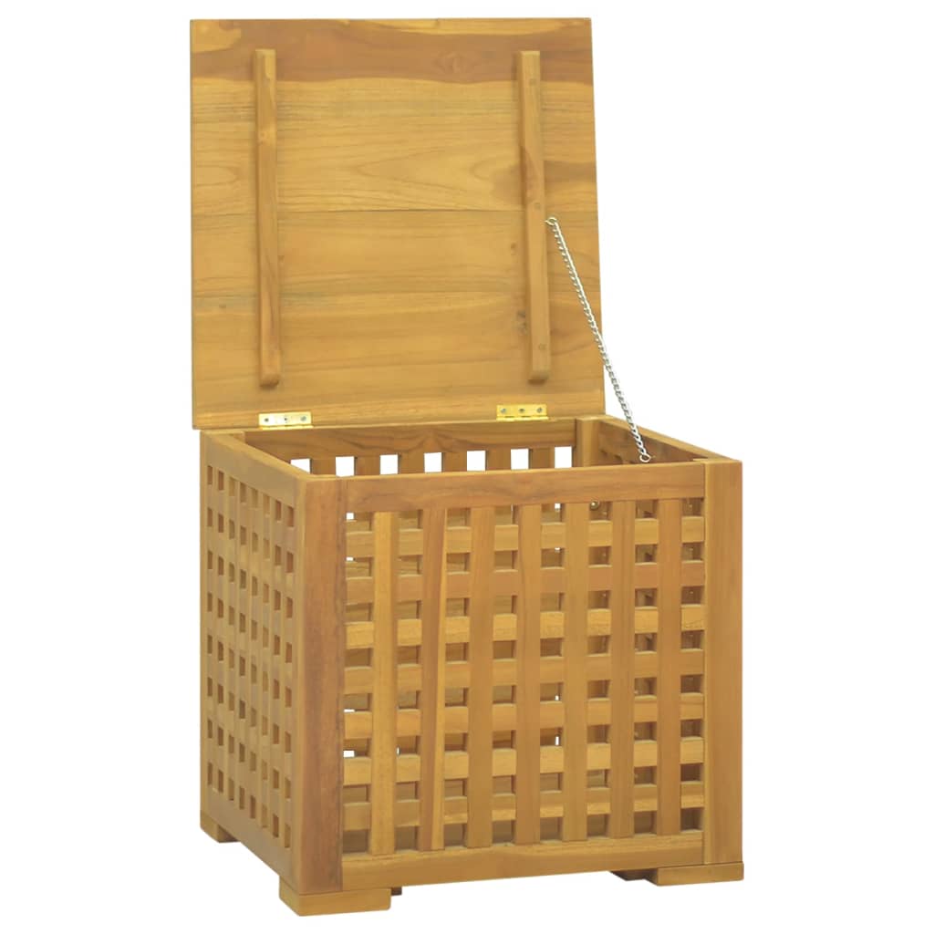 vidaXL Μπαούλο για Σχοινιά 40 x 40 x 40 εκ. από Μασίφ Ξύλο Teak
