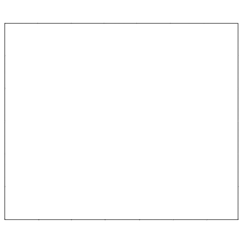 vidaXL Σπιτάκι Σκύλου Μαύρο 42 μ² Ατσάλινο