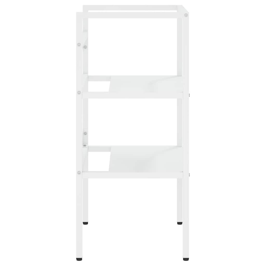 vidaXL Έπιπλο Μπάνιου Λευκό 40 x 38 x 83 εκ. Σιδερένιο