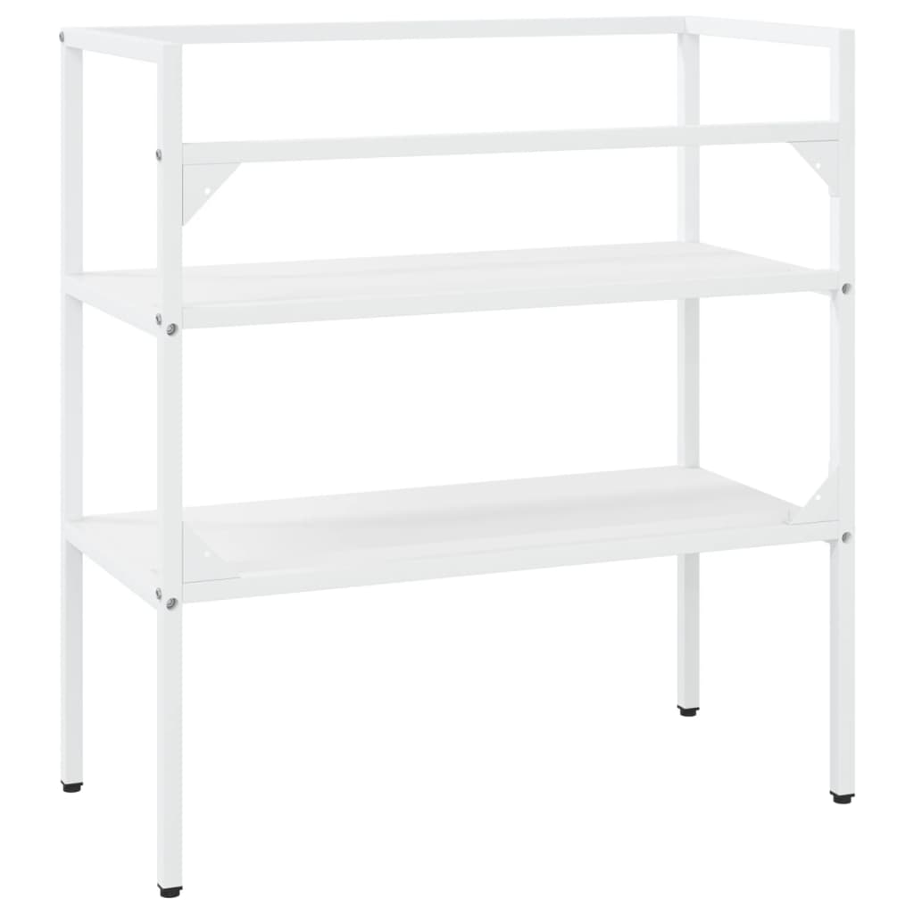 vidaXL Έπιπλο Μπάνιου Λευκό 79 x 38 x 83 εκ. Σιδερένιο