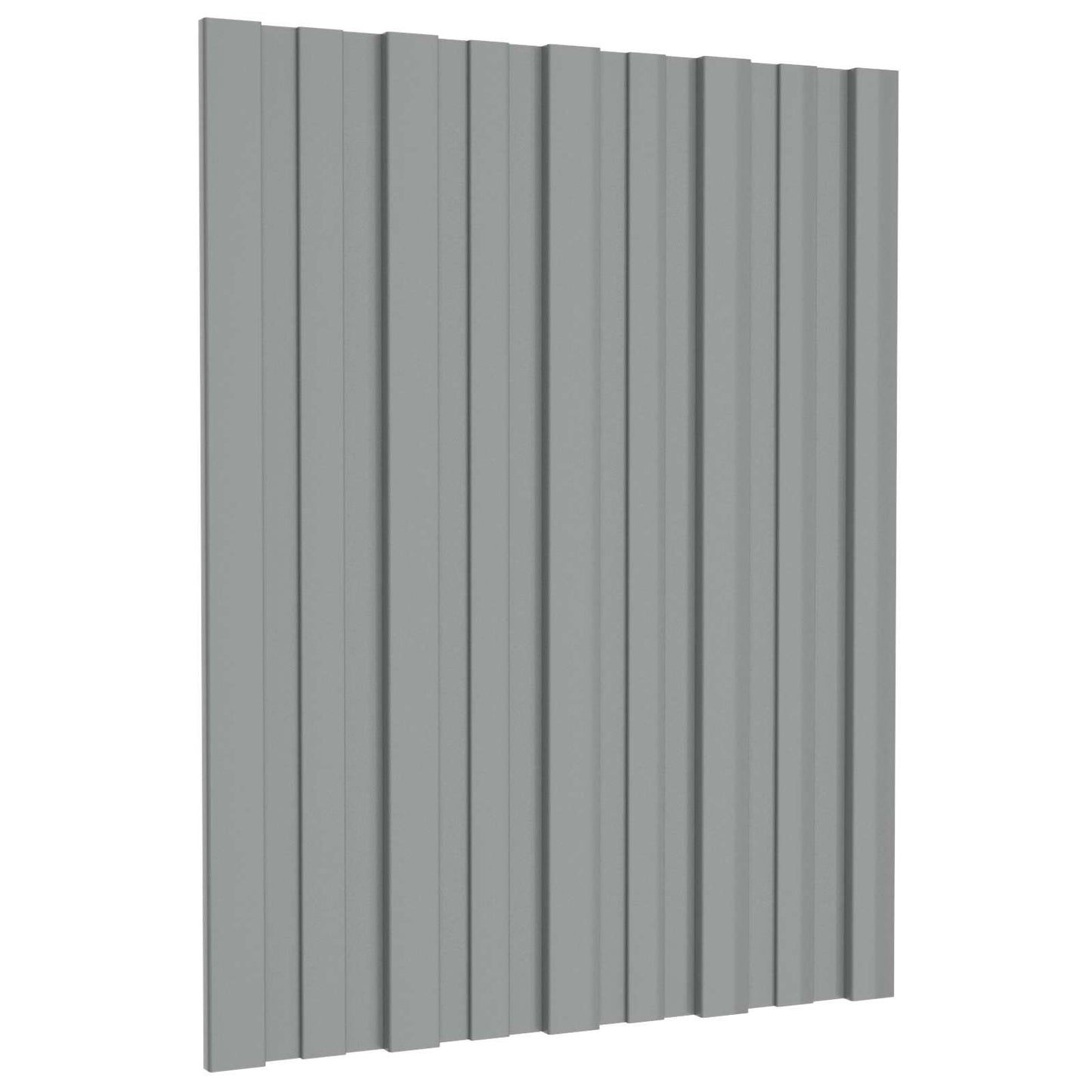 vidaXL Πάνελ οροφής 36 pcs Γκρι 60 x 45 cm Γαλβανισμένος χάλυβας