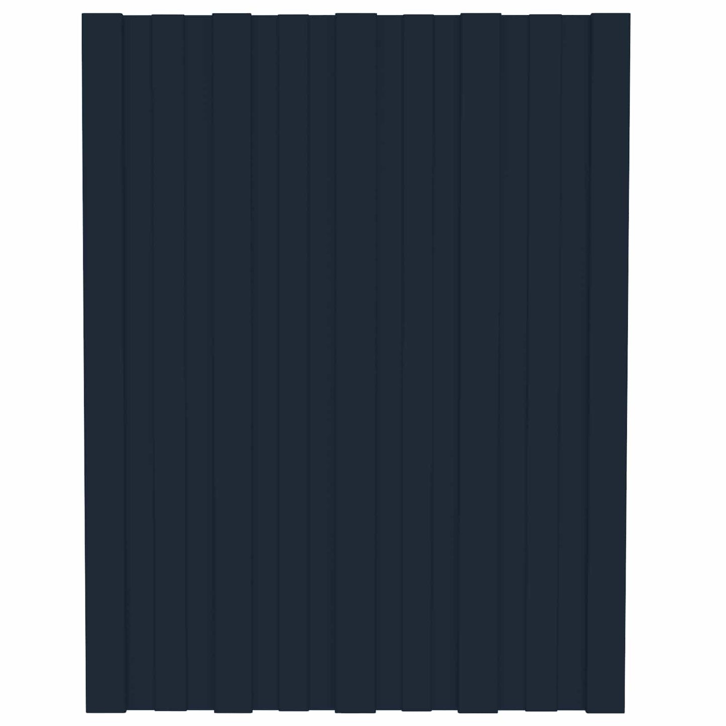 vidaXL Πάνελ οροφής 12 pcs Ανθρακί 60 x 45 cm Γαλβανισμένος χάλυβας