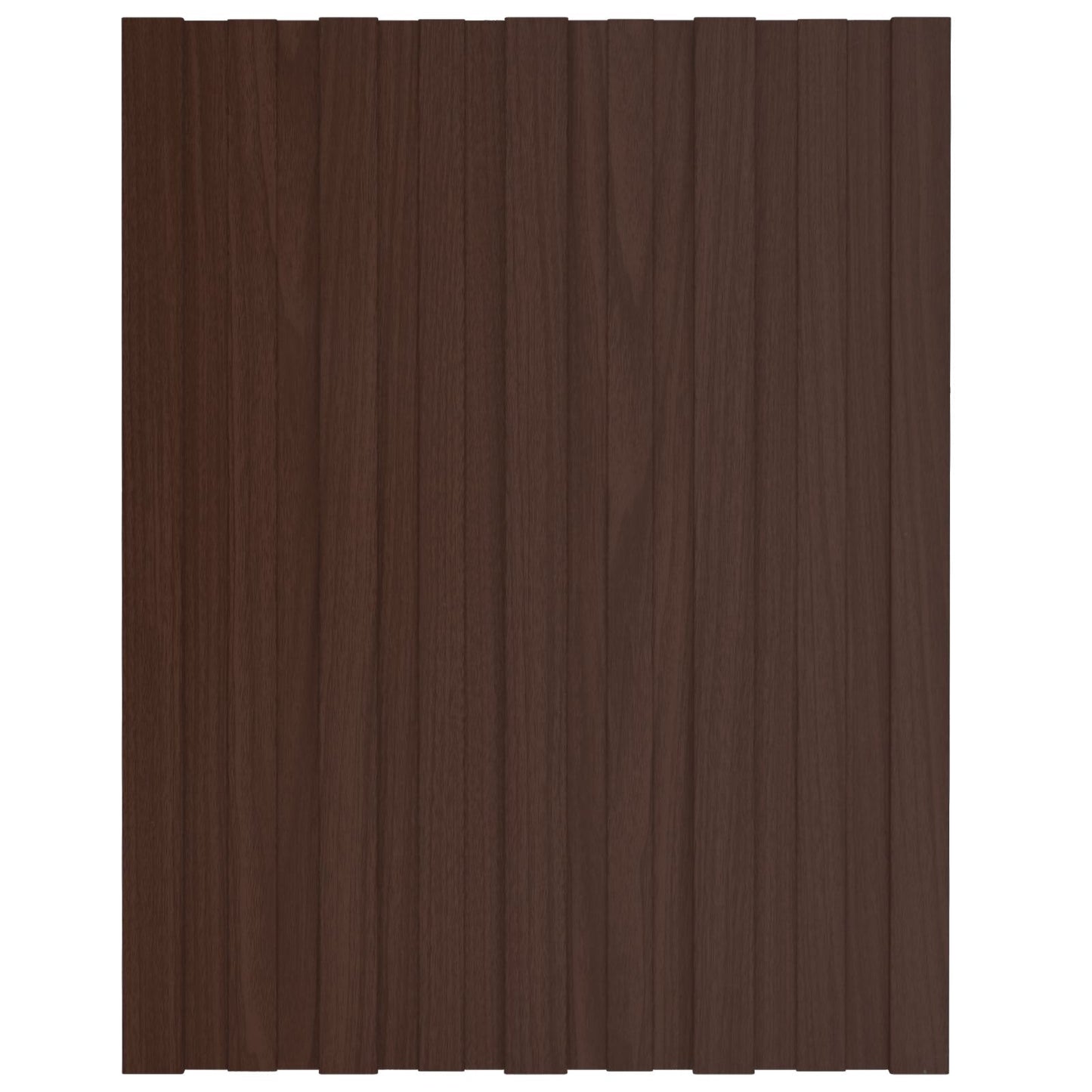 vidaXL Πάνελ οροφής 36 pcs Καφέ 60 x 45 cm Γαλβανισμένος χάλυβας