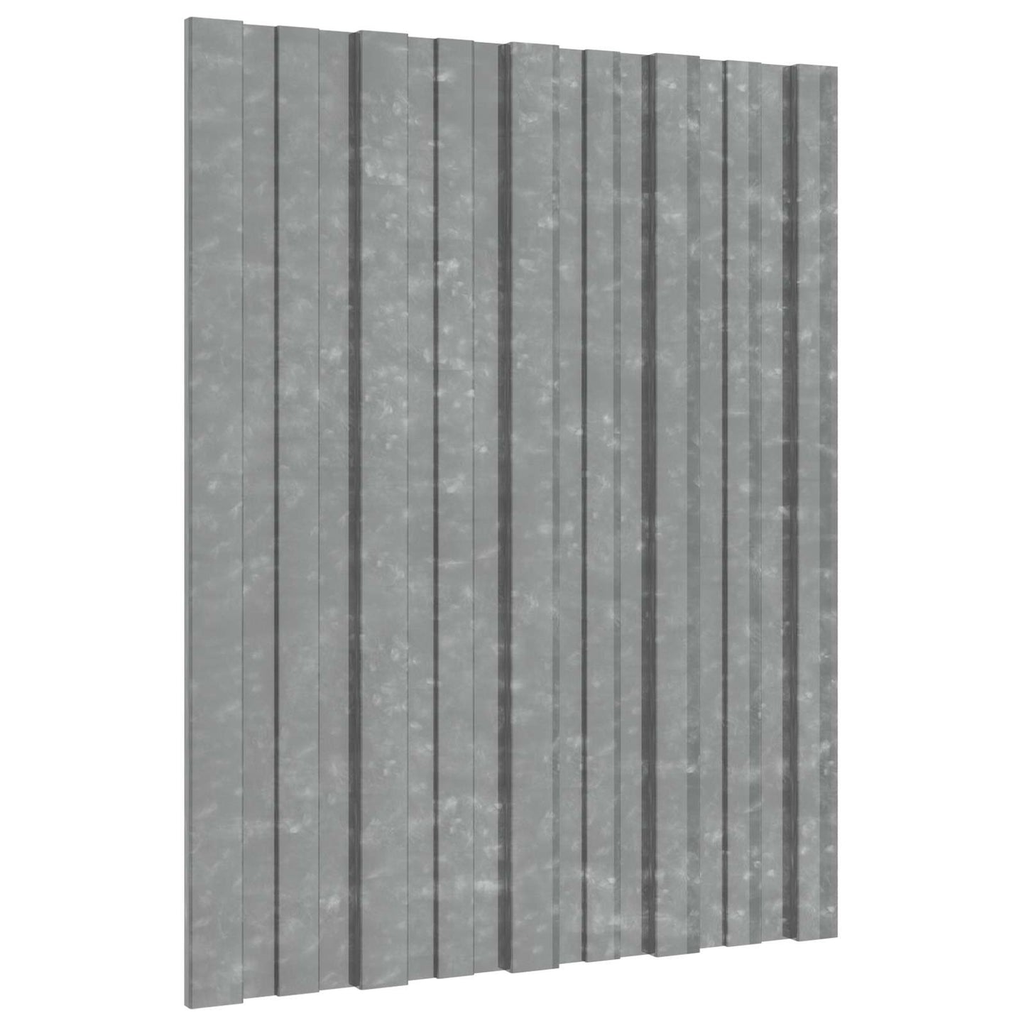 vidaXL Πάνελ οροφής 36 pcs Ασημί 60 x 45 cm Γαλβανισμένος χάλυβας