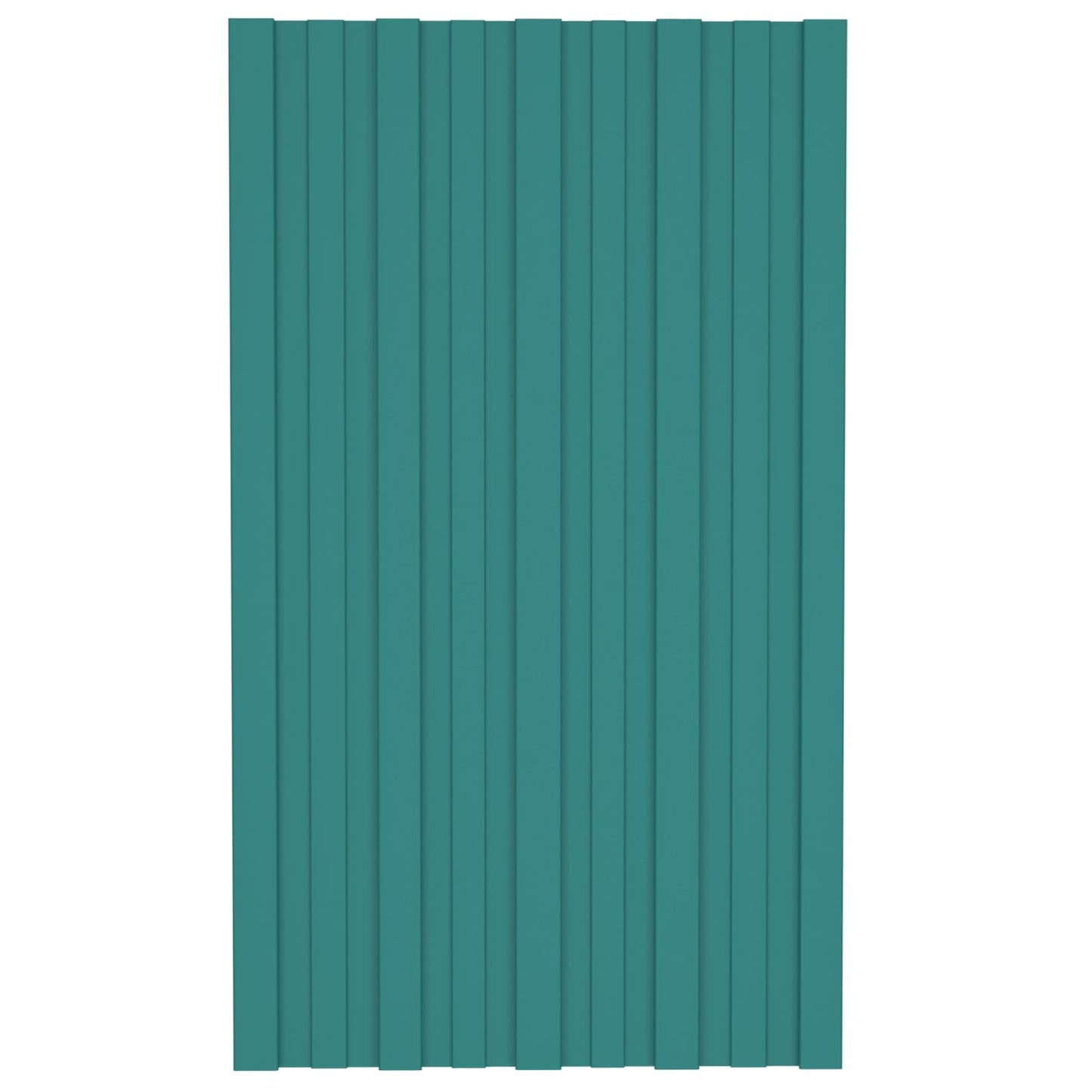 vidaXL Πάνελ οροφής 36 pcs Πράσινο 80 x 45 cm Γαλβανισμένος χάλυβας