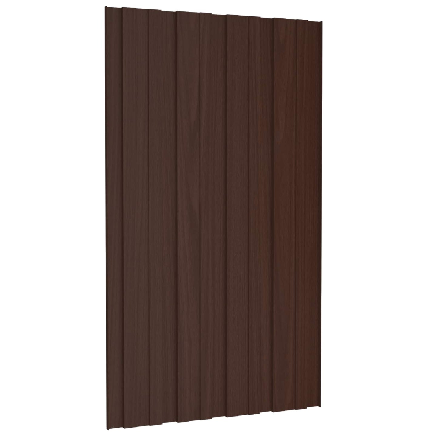 vidaXL Πάνελ οροφής 36 pcs Καφέ 80 x 45 cm Γαλβανισμένος χάλυβας