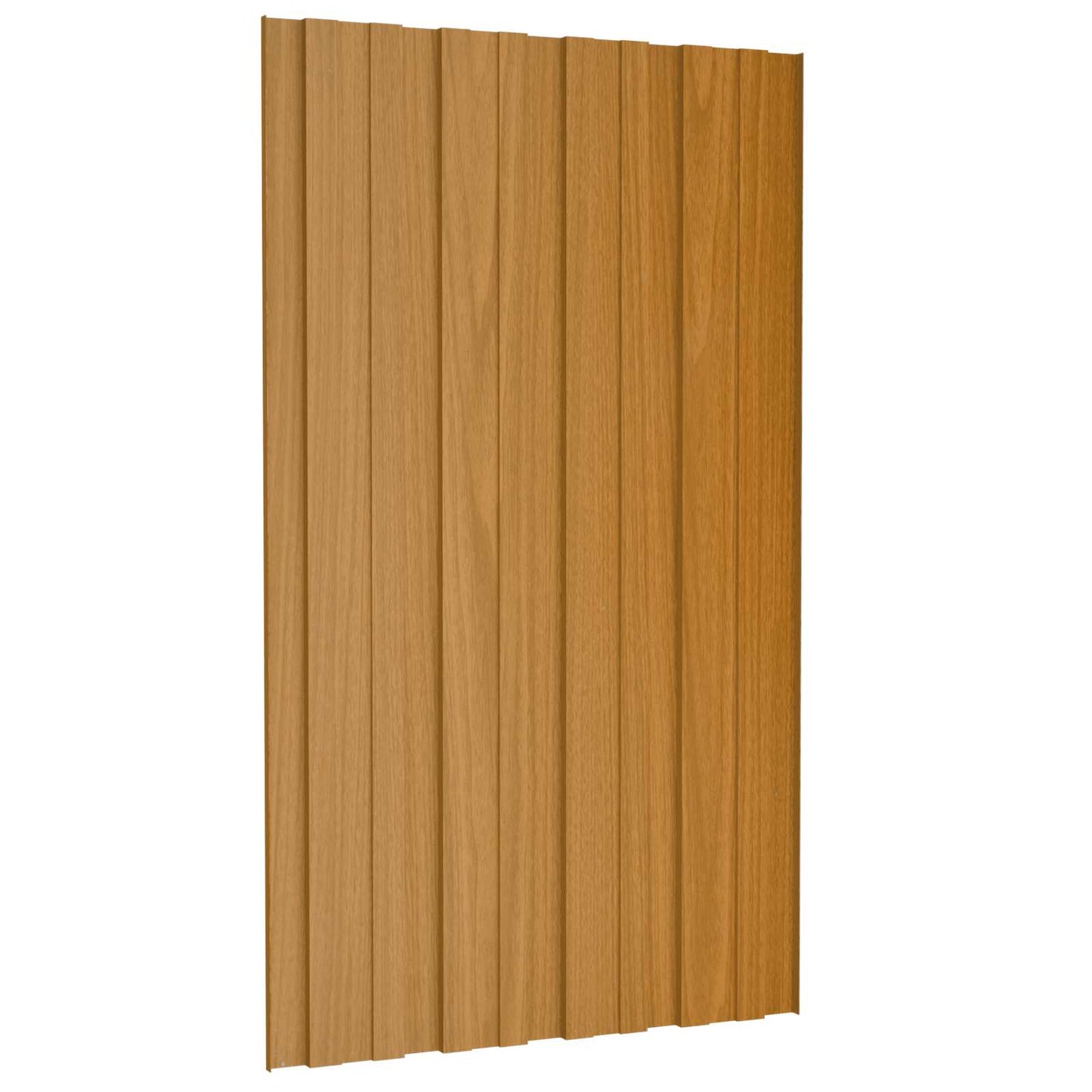 vidaXL Πάνελ οροφής 12 pcs Φυσικό 80 x 45 cm Γαλβανισμένος χάλυβας