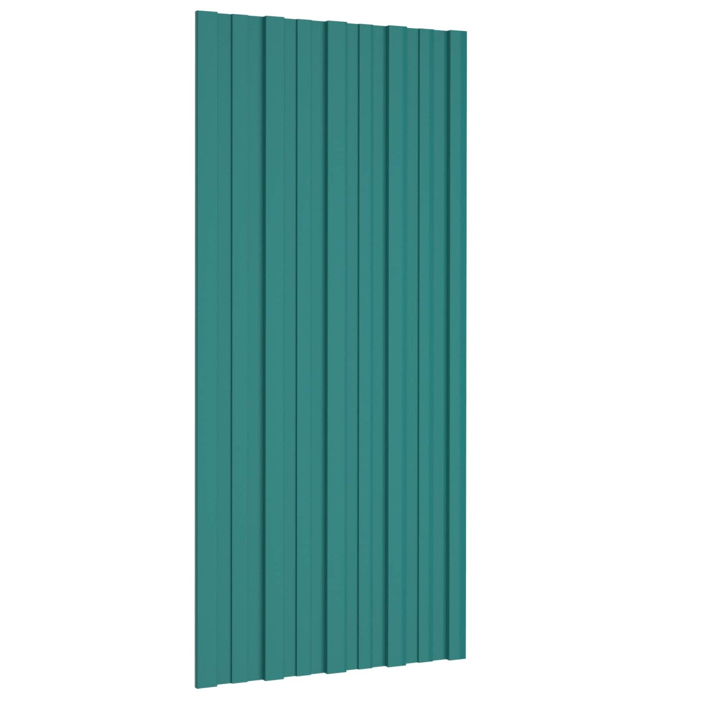 vidaXL Πάνελ οροφής 36 pcs Πράσινο 100 x 45 cm Γαλβανισμένος χάλυβας