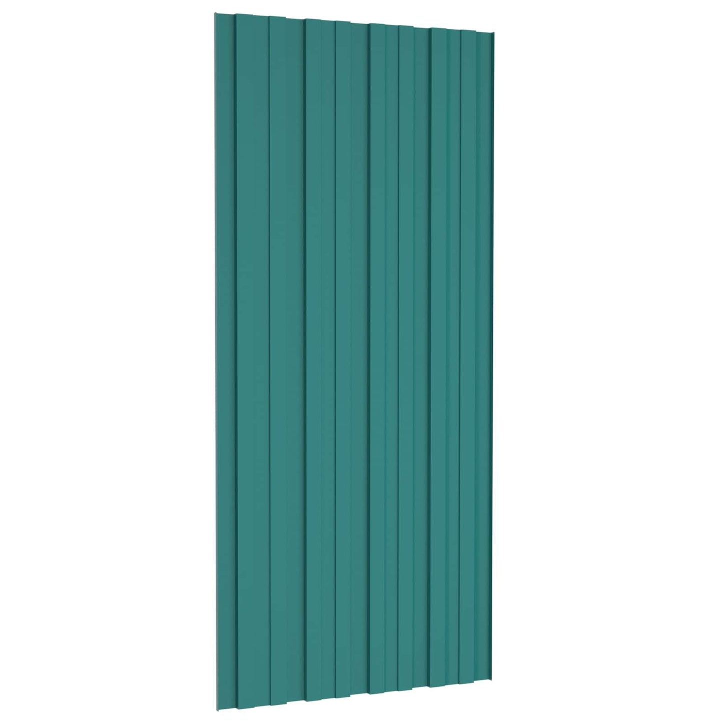 vidaXL Πάνελ οροφής 36 pcs Πράσινο 100 x 45 cm Γαλβανισμένος χάλυβας