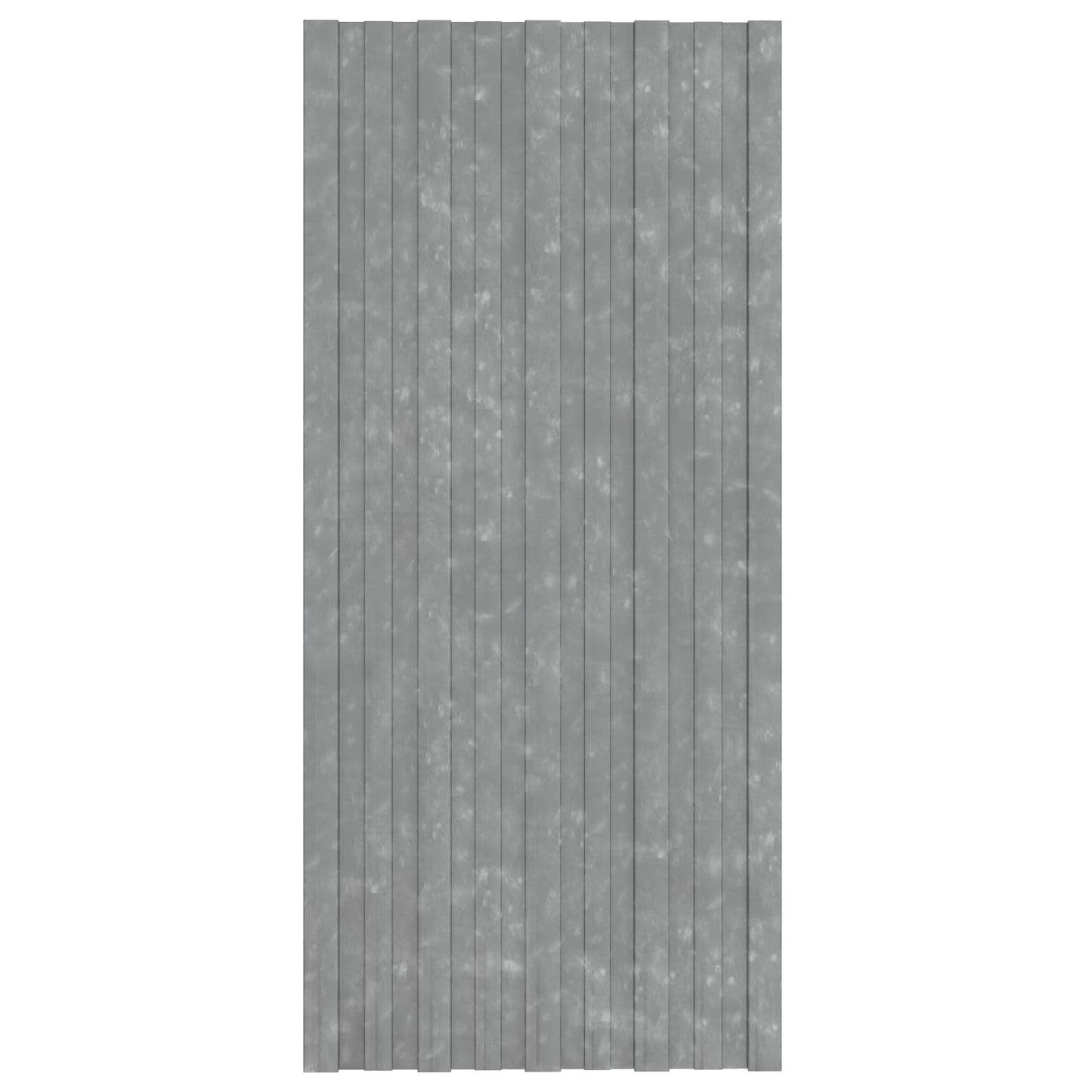 vidaXL Πάνελ οροφής 12 pcs Ασημί 100 x 45 cm Γαλβανισμένος χάλυβας