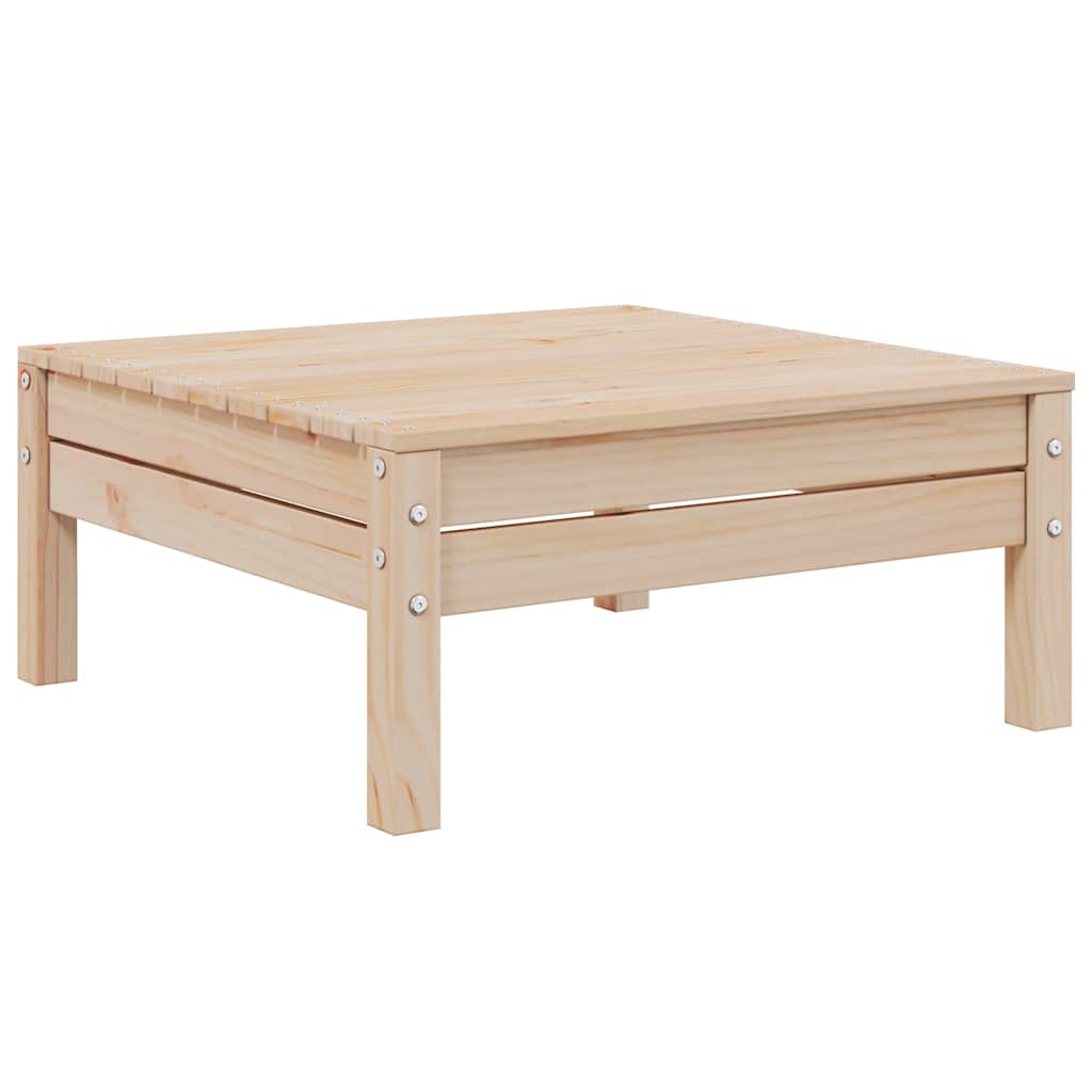 vidaXL Σαλόνι Κήπου Σετ 3 Τεμαχίων Μασίφ Ξύλο Πεύκου με Γκρι Μαξιλάρια