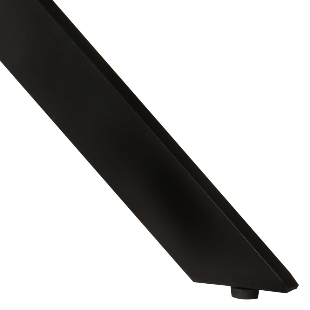 vidaXL Τραπεζαρία Ø 110x78 εκ. από Μασίφ Ανακυκλωμένο Ξύλο και Ατσάλι