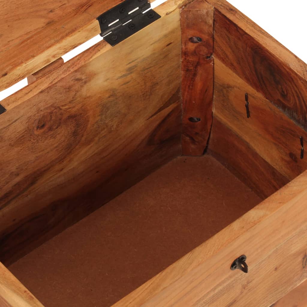 vidaXL Μπαούλο Αποθήκευσης 39 x 28 x 31 εκ. από Μασίφ Ξύλο Ακακίας