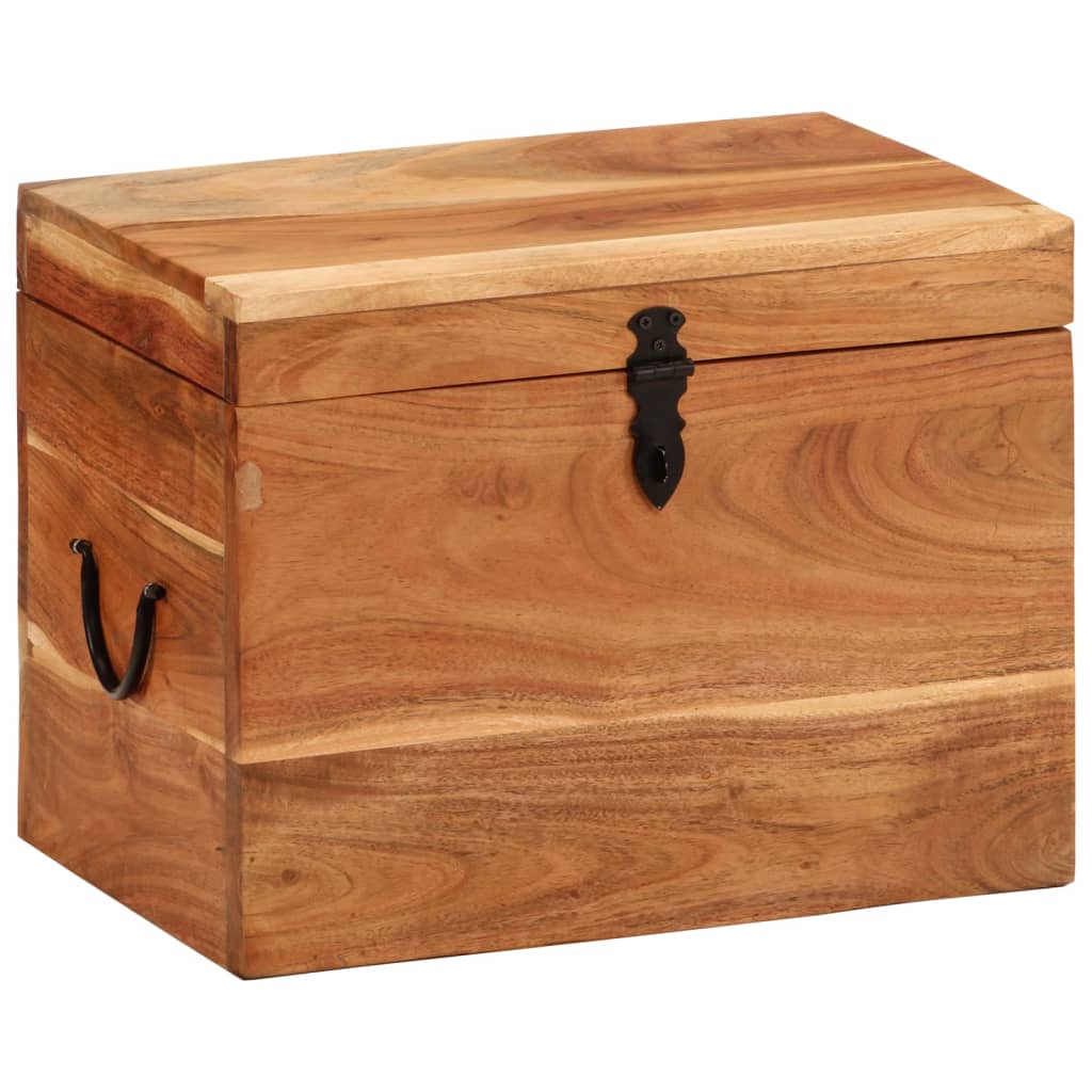 vidaXL Μπαούλο Αποθήκευσης 39 x 28 x 31 εκ. από Μασίφ Ξύλο Ακακίας
