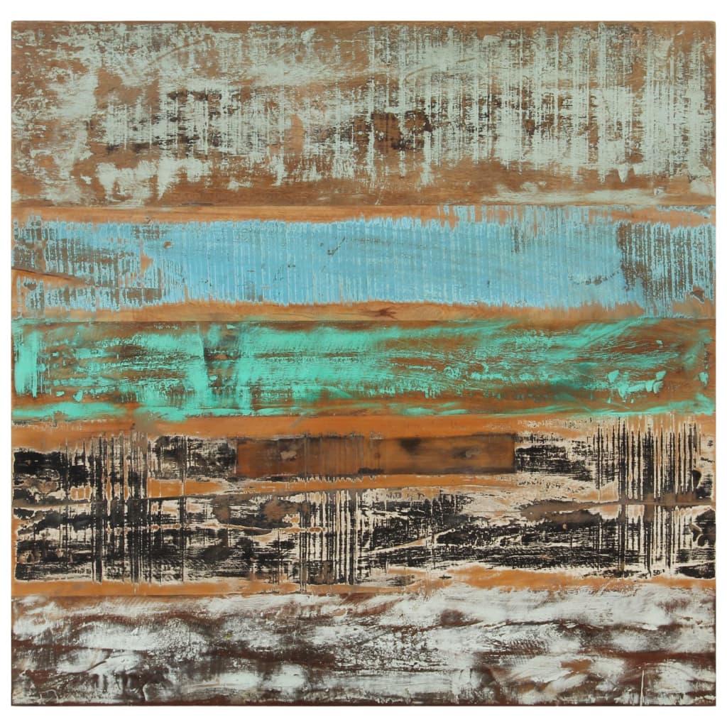 vidaXL Τραπεζαρία 82 x 80 x 76 εκ. από Μασίφ Ανακυκλωμένο Ξύλο