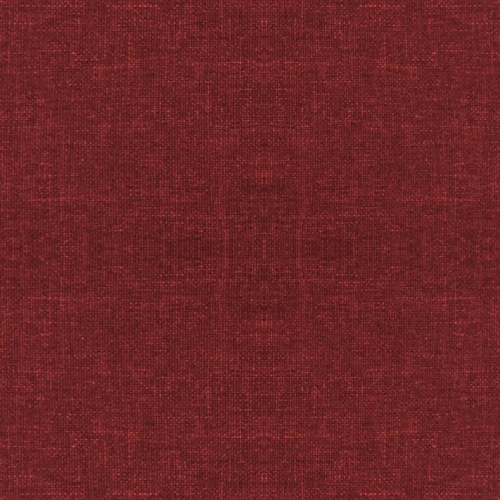 vidaXL Καρέκλες Τραπεζαρίας Περιστρεφόμενες 2 τεμ. Μπορντό Υφασμάτινες