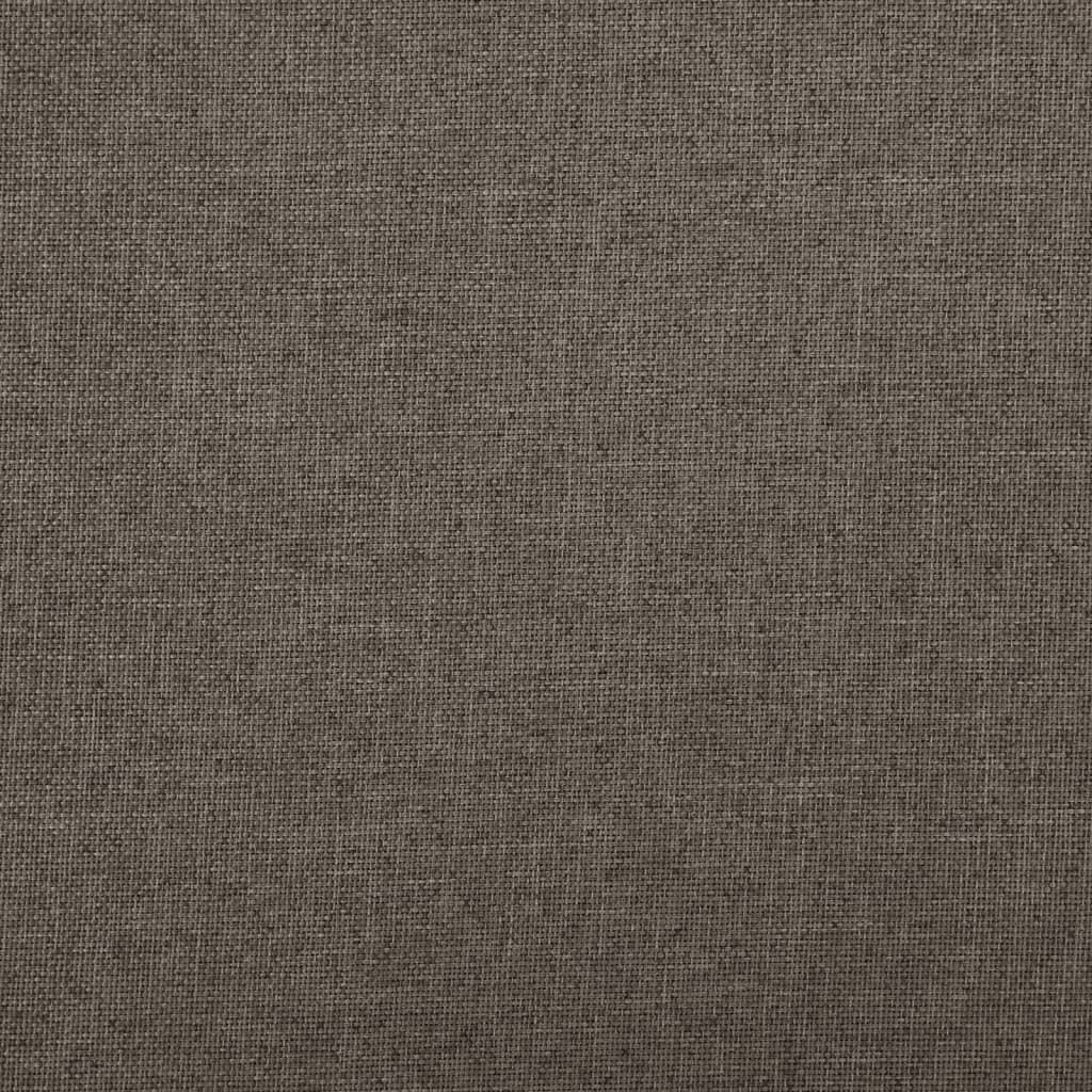 vidaXL Πτυσσόμενα Σκαμπό Αποθήκευσης 2 τεμ. Καφέ από Συνθετικό Λινό